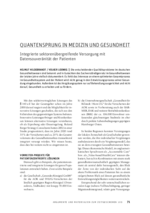 Quantensprung in Medizin und Gesundheit