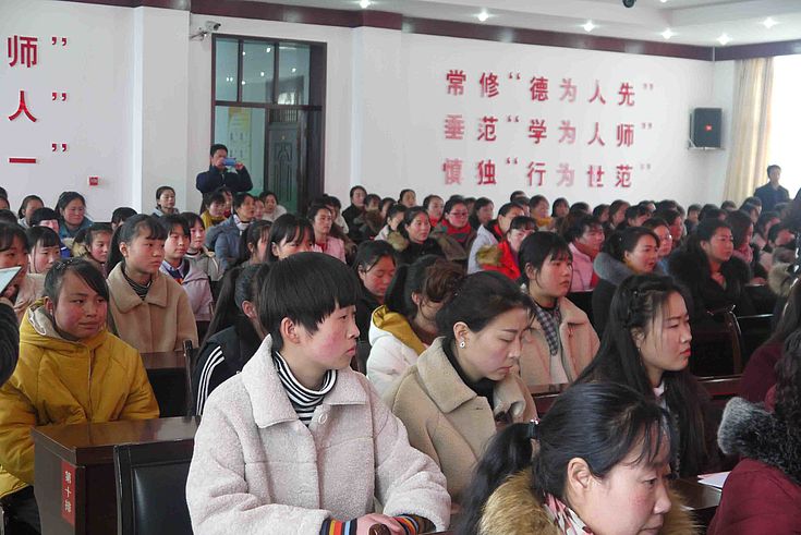 Teilnehmer des Kurses in Gansu
