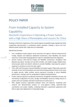 From Installed Capacity to System Capability: Denmark’s Experience in Operating a Power System with a High Share of Renewables and Lessons for China